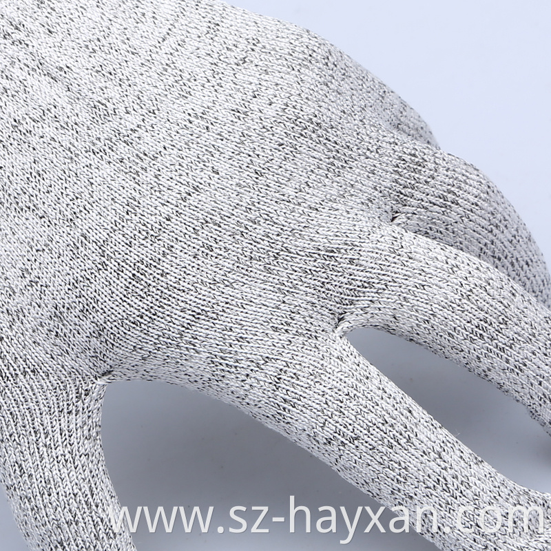 anti cut Hppe glove for woodworking 